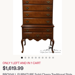 Tall Boy Dresser antique by Stanly
