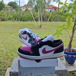Jordan 1 Low Black Cactus Size 10