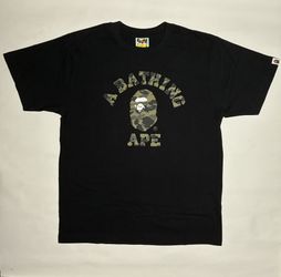 Bape College Camper Tee Green Black M,XL