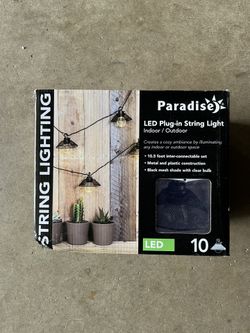 Paradise LED Plug-in String Light Indoor/Outdoor 10.5 Feet