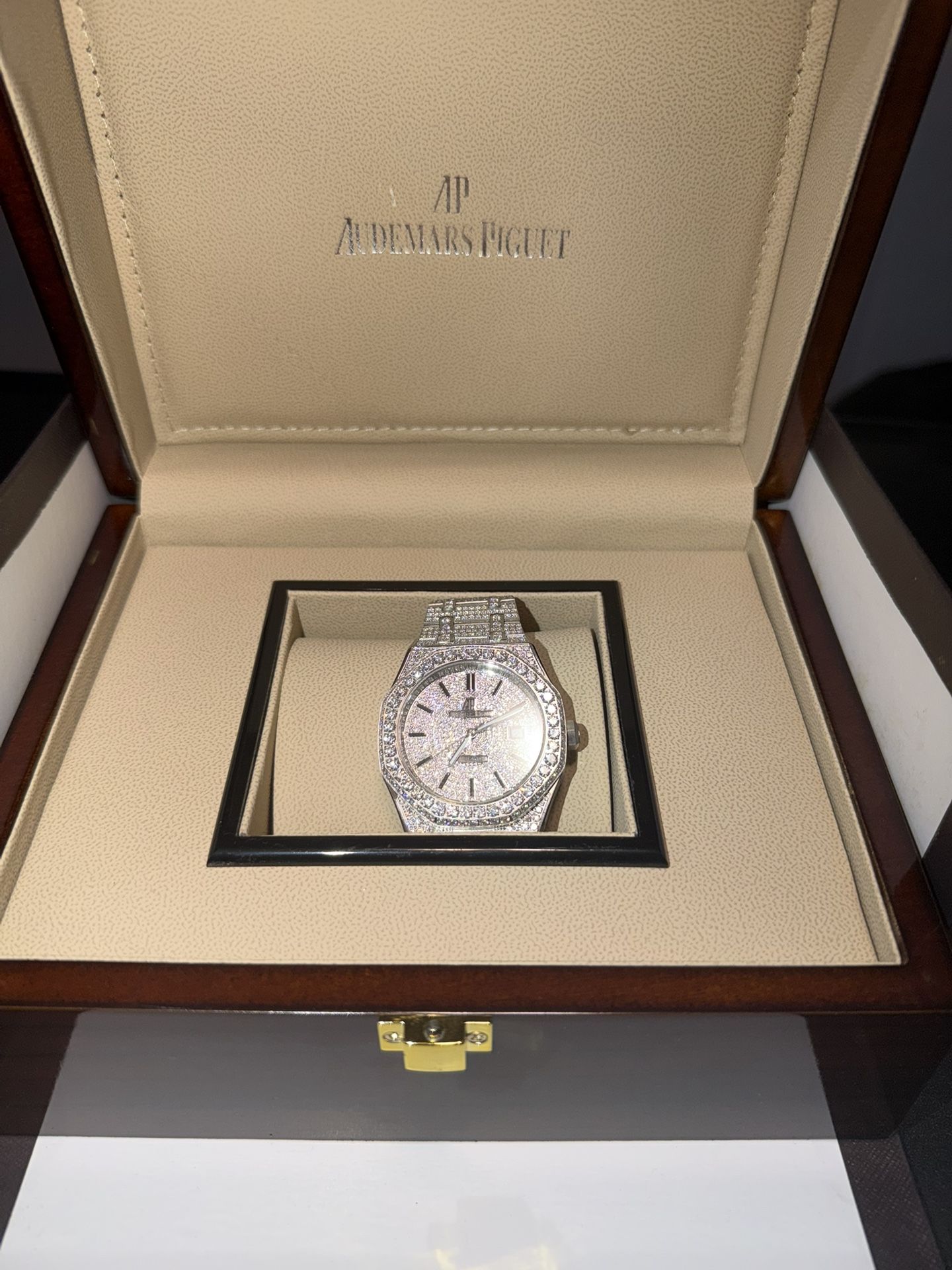 Audemars Piguet Royal Oak (Fully Iced Out) – With Display Box