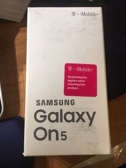Brand new Samsung Galaxy on5 phone unlocked and no contract