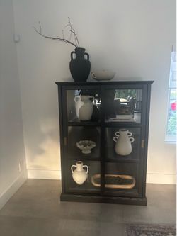 Hutch Black Cabinet