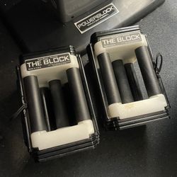 Power Block Pair Of 45 Lb Dumbbells 