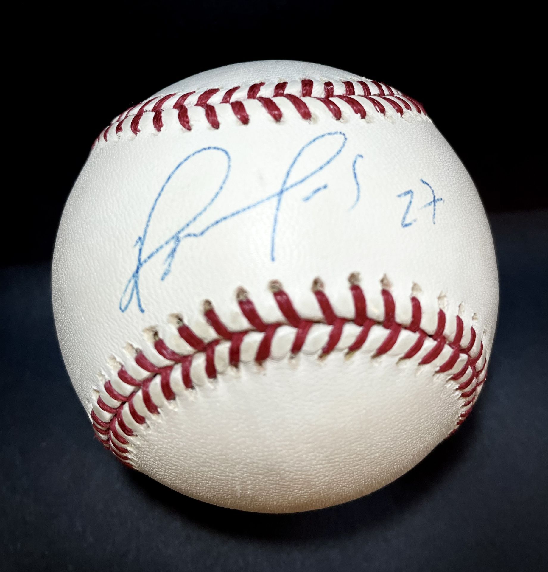 David Ortiz, #27, Signed Baseball 