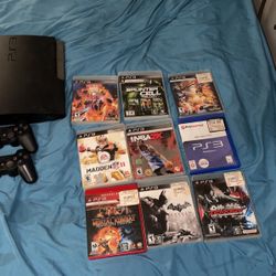 PS3 Console, Controller And Games 