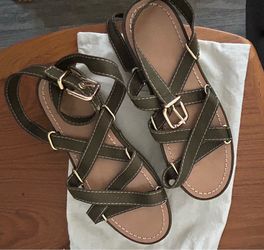 Beautiful Sage Marni Sandals - Good Condition