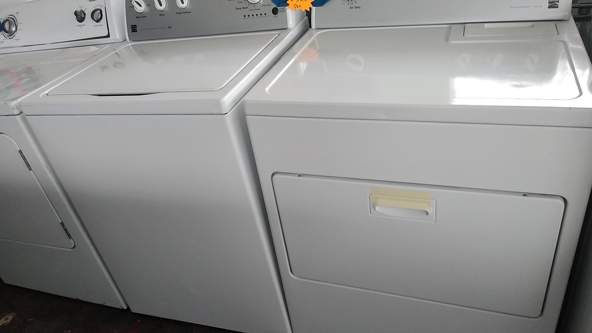 Kenmore washer and dryer