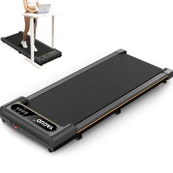 Yagud Walking Pad Treadmill for Home Office, Portable Under Desk Treadmill with Remote Control and LED Display, Walking Jogging Running Machine，Gray $