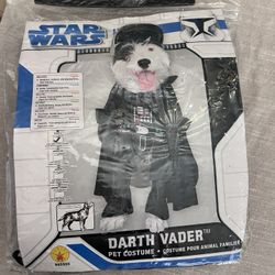 Darth Vader Small dog Halloween Funny Costume!