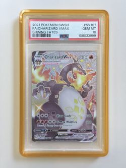 PSA 10 Charizard Vmax Shining fates 