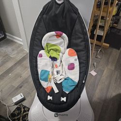 4moms MamaRoo Swing, Silver Plush