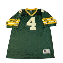 Vintage Champion Green Bay Packers Brett Favre #4 Jersey Men’s Size 48 NFL 90s