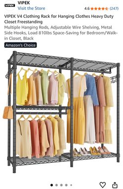 Heavy Duty Freestanding Clothing Rack
