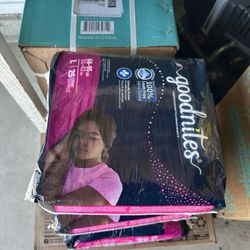 Goodnites Girls Size L