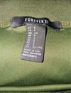Forever 21 Olive Green Tube Dress