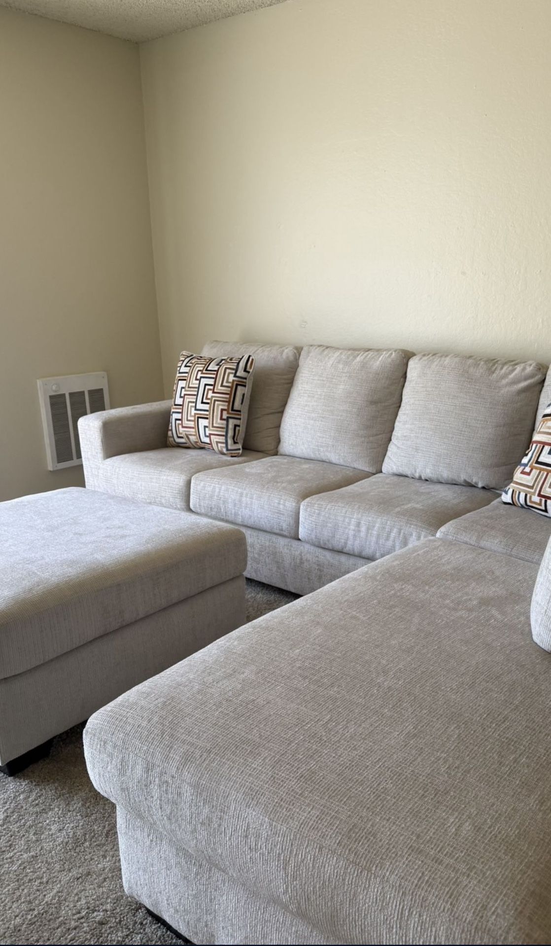 Sectional With Ottoman