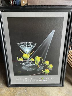 Michael Godard- Even Dirtier Martini - Picture Frame