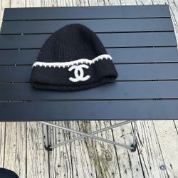 Chanel Beanie black And White