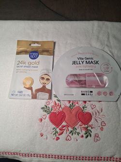 Skin Care Products ( 1... 24k Gold Sheet Mask And 1jelly Mask)