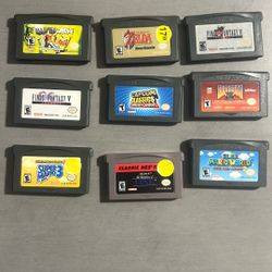 Game Boy Advance Nintendo Games 