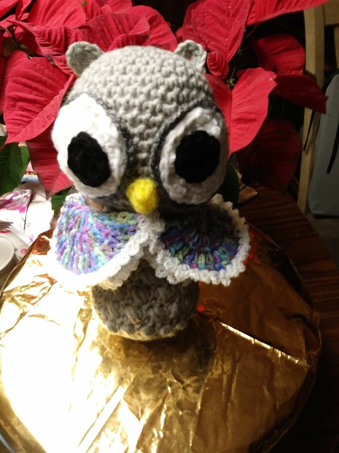 Cute crochet owl