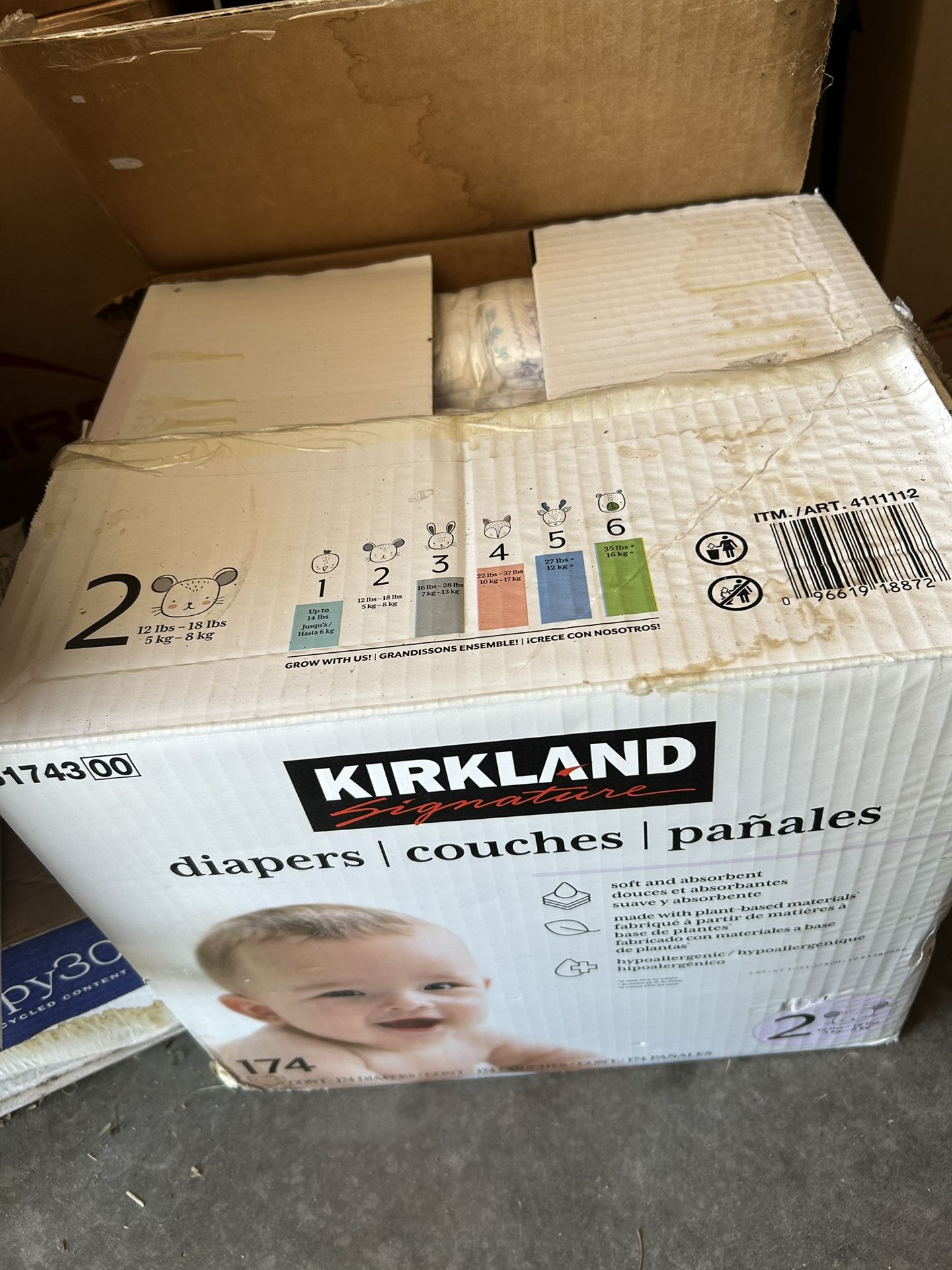 Size 2 KIRKLAND Diapers