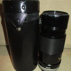 Canon FD 200mm f/1.4 S.S.C Camera Lens w/ Rokunar 1A Filter & Case