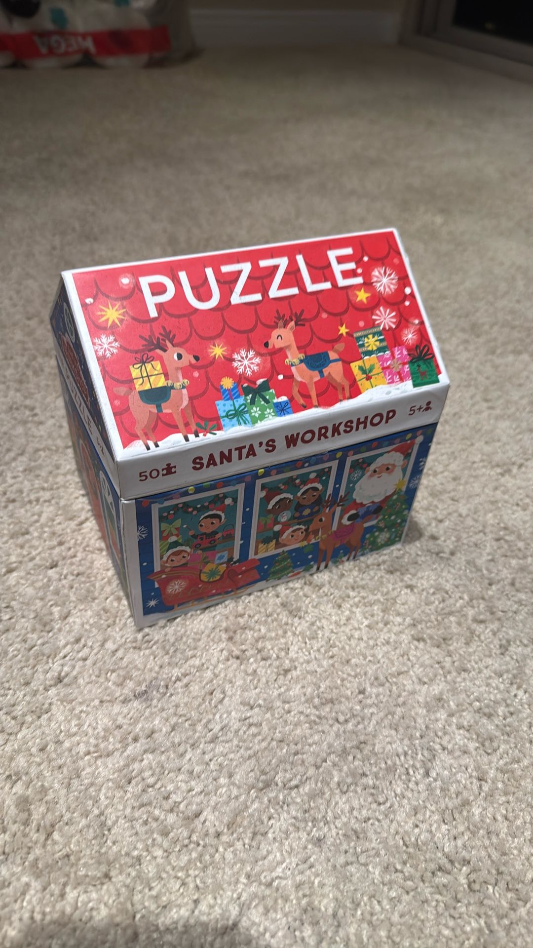 Santa’s Workshop Christmas Puzzle, Kids Toys,education