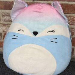 16” VICKI ORIGINAL SQUISHMALLOW ARTIC FOX PLUSH TOY STUFFED ANIMAL