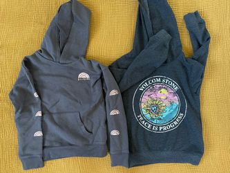Girls Sweatshirt Set Of Two - Volcom And Billabong