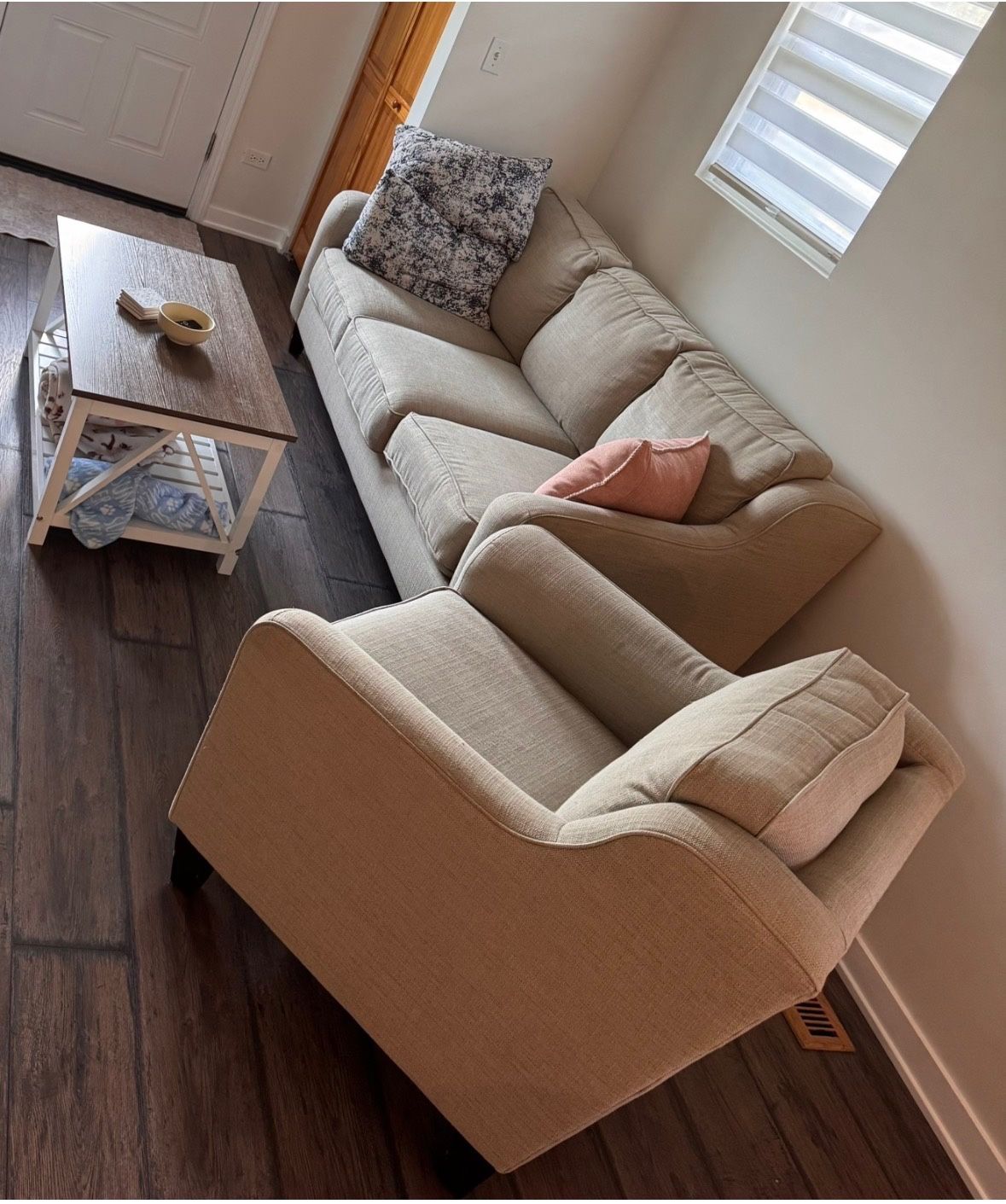 LA-Z BOY SOFA AND CHAIR