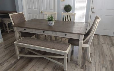 Beautiful farmhouse dining table