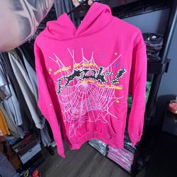 Pink Sp5der Hoodie 