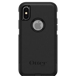 OtterBox iPhone Xs and iPhone X Commuter Series Case - Black, Slim & Tough, Pocket-Friendly, with Port Protectio