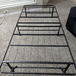 Twin XL Foldable Steel Bed Frame