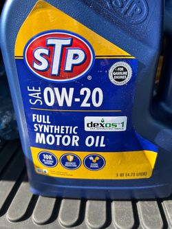 Unopened OW-20 motor oil