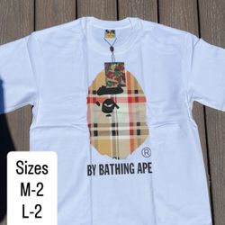 BurberryXBape White T-shirt