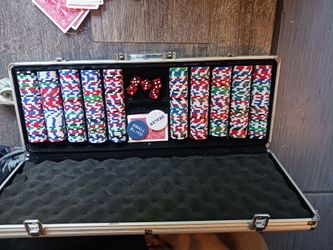 Poker Chips and Case