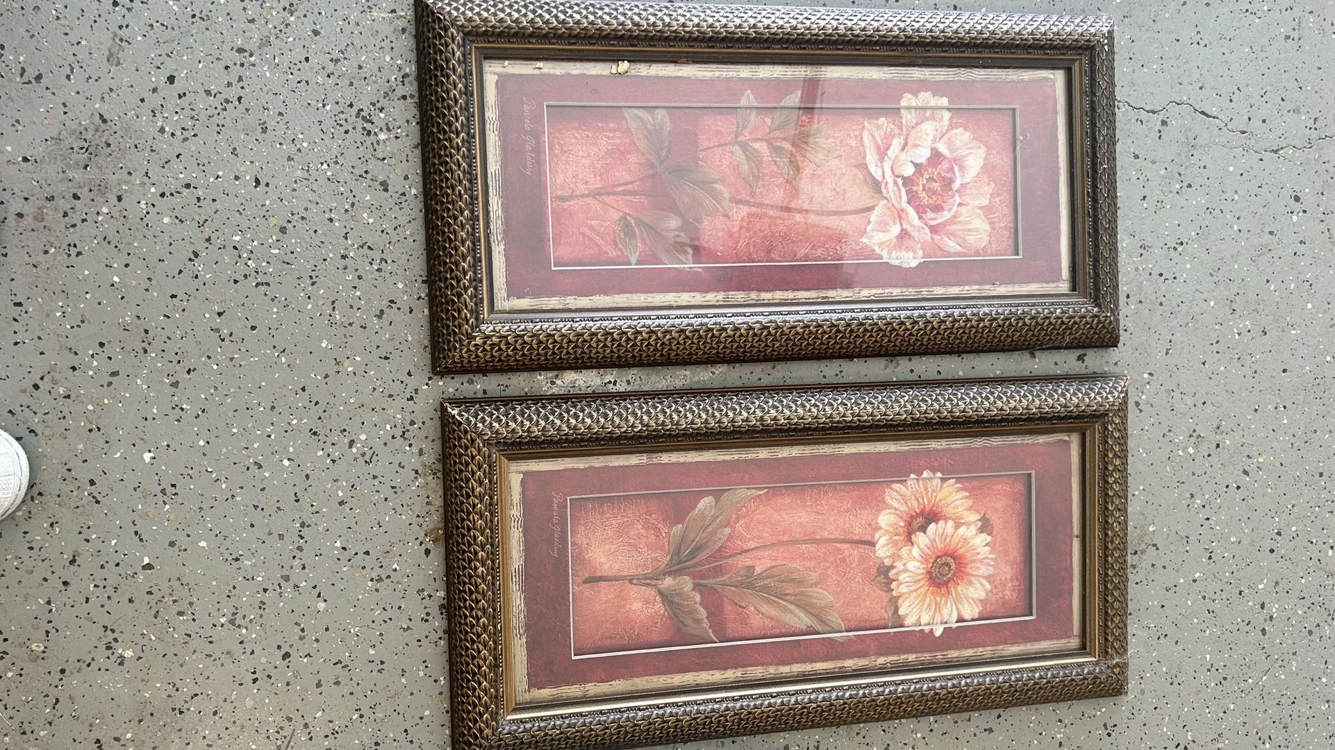 🌸 FOR SALE: Elegant Traditional Floral Wall Art Frames 🌸