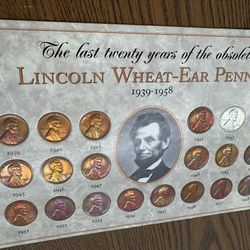 Toning Wheat Penny Set 1(contact info removed)