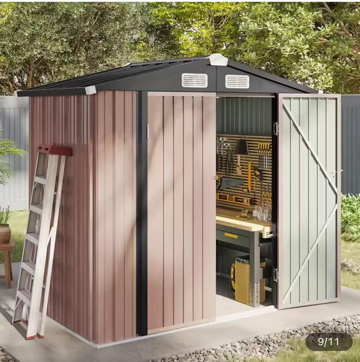 [brand New] 4x6 Metal Storage Shed 