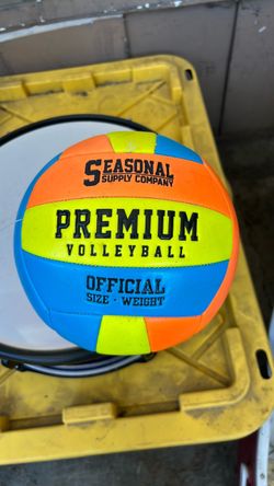 Seasonal Supply Co. Premium Volleyball Official Size/Weight Assorted Colors