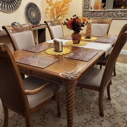 Tropical style Dining set ( Deliver available