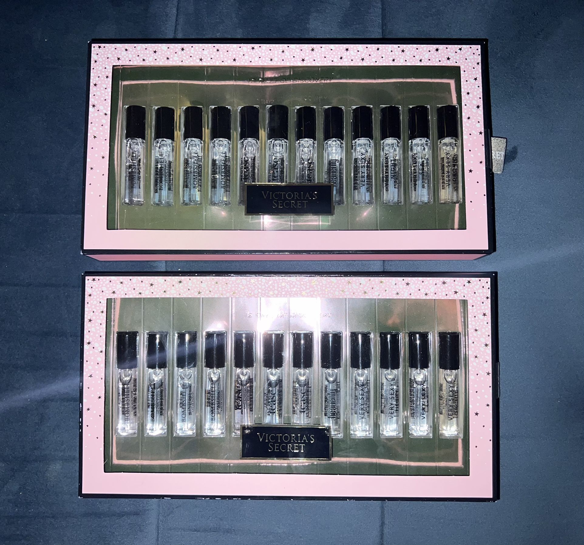 2 Sets Of Victorias Secret 12 Days of Discovery Fragrance