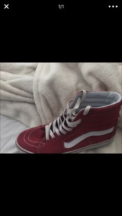 Red high top vans