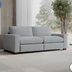 Henredon Skye Sofa with 2 Power Footrests 