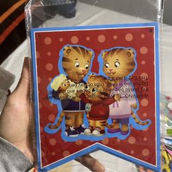 Daniel Tiger Birthday Banner