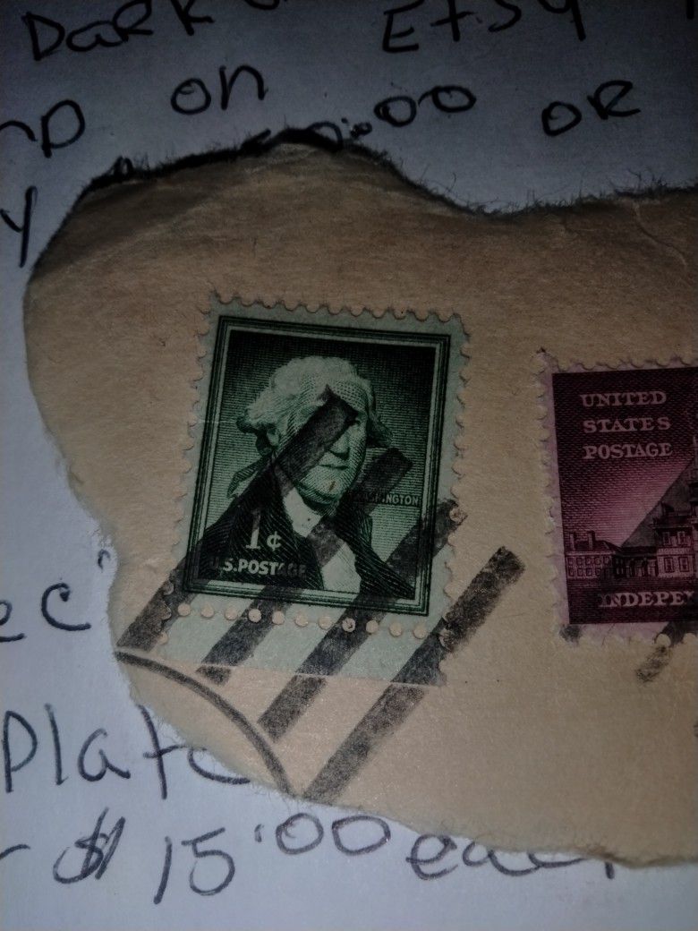 1900*S 1 Cent Portage Stamp