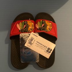 Chicago Blackhawks NHL Slide Sandals